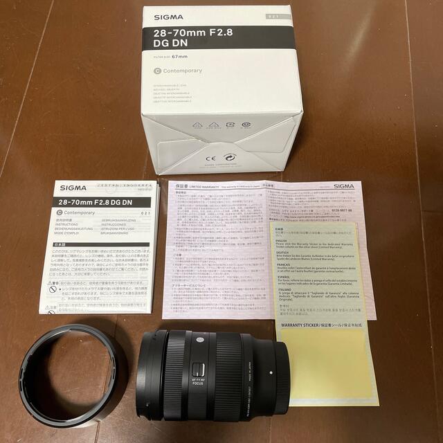 超爆安 SIGMA - SIGMA 28-70mm ソニー用 DN F2.DG レンズ(ズーム)