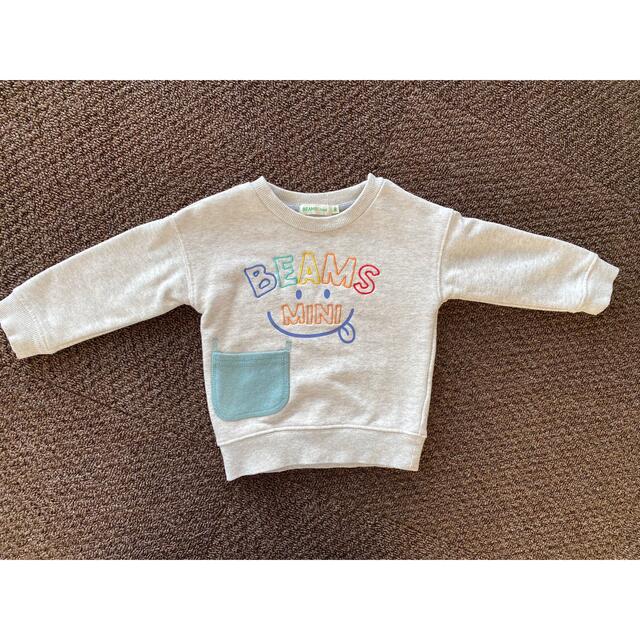 BEAMS(ビームス)のビームス　ミニ　BEAMS トレーナー　90 キッズ/ベビー/マタニティのキッズ服男の子用(90cm~)(Tシャツ/カットソー)の商品写真