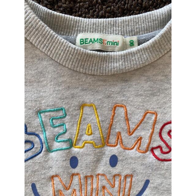 BEAMS(ビームス)のビームス　ミニ　BEAMS トレーナー　90 キッズ/ベビー/マタニティのキッズ服男の子用(90cm~)(Tシャツ/カットソー)の商品写真