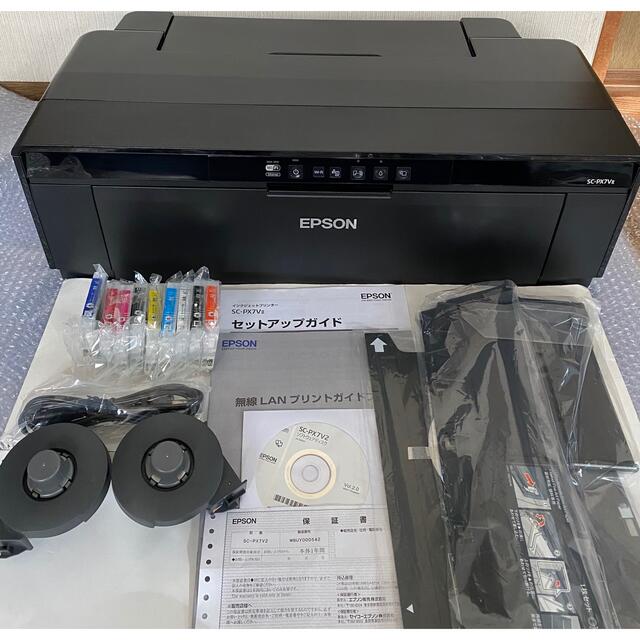 EPSON(エプソン)のエプソン プリンター A3ノビ インクジェット SC-PX7V2  スマホ/家電/カメラのPC/タブレット(PC周辺機器)の商品写真