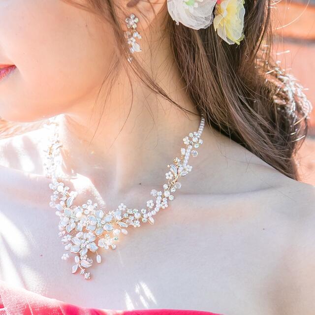 ANNAN WEDDING  ネックレス&イヤリング レディースのアクセサリー(ネックレス)の商品写真