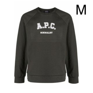 A.P.C. スウェット M 新品　カーキ　APC ロゴ　アーペーセー　ラグラン