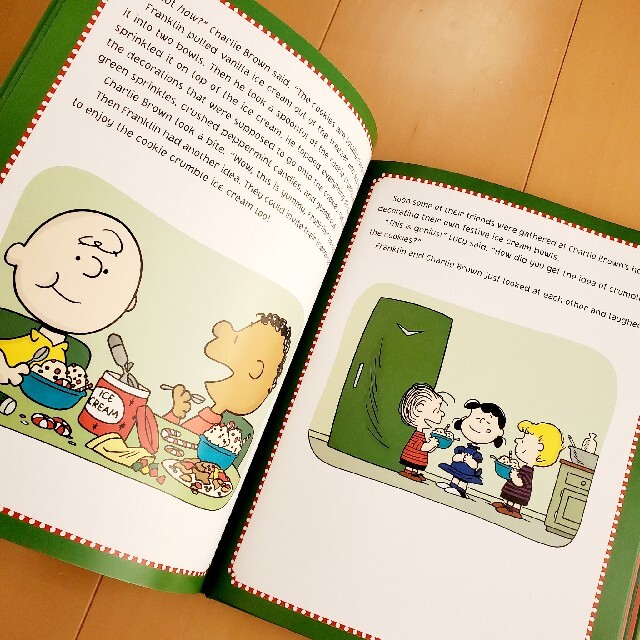 SNOOPY(スヌーピー)の【新品】ピーナッツ 英語 絵本 スヌーピー クリスマスへのカウントダウン エンタメ/ホビーの本(絵本/児童書)の商品写真