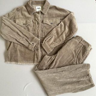 ザラ(ZARA)のzara コーデュロイ　セットアップ(セット/コーデ)