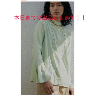 アメリヴィンテージ(Ameri VINTAGE)の【本日までの出品】Ameri vintage  button blouse (シャツ/ブラウス(長袖/七分))