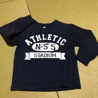 100 紺色 トレーナー(Tシャツ/カットソー)