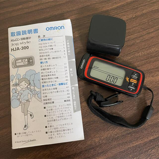 オムロン(OMRON)のオムロン活動量計 Jog style HJA-300 取扱説明書付き 万歩計(ウォーキング)