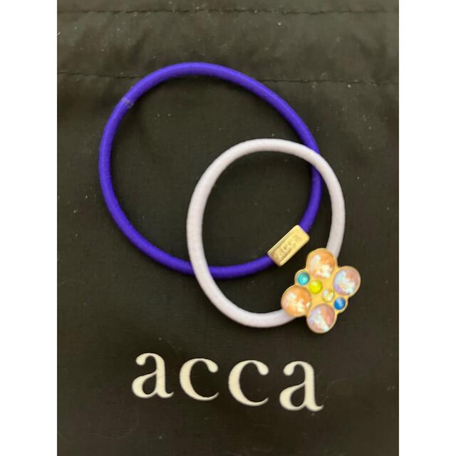 acca(アッカ)のacca カラーゴム　パープル レディースのヘアアクセサリー(ヘアゴム/シュシュ)の商品写真