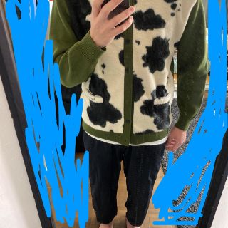 Supreme - supreme cow print cardigan 3/14日までの出品の通販 by