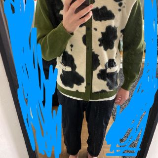 supreme cow cardigan