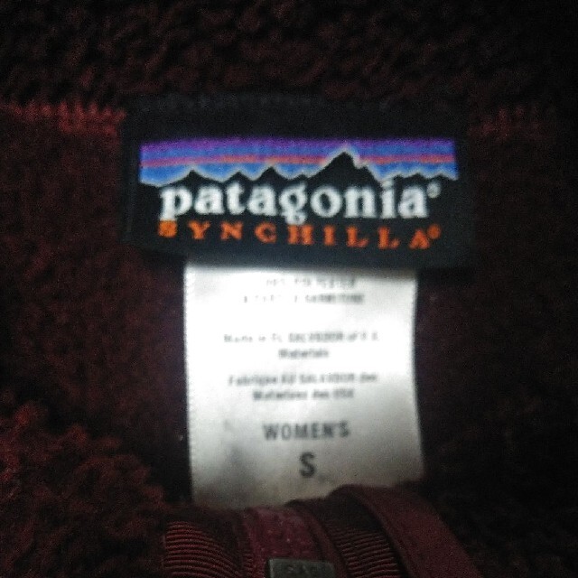 patagonia　パタゴニア　シンチラ　フリースジャケット　S　ボルドー