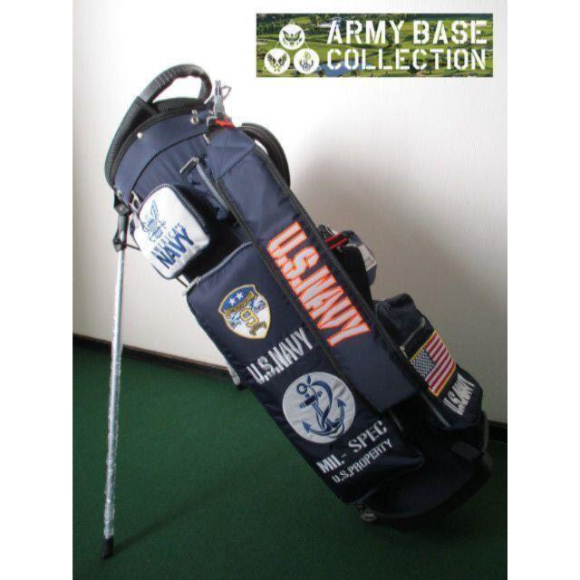 ARMY BASE STAND BAG【ABC-046SB】NAVY 9inch