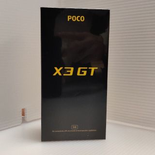 オッポ(OPPO)の【新品未使用】シャオミPOCO X3 GT 8g/256GB 黒 グローバル版(スマートフォン本体)