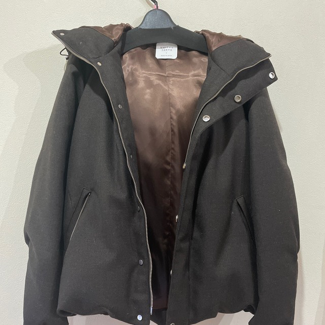 ✳︎お値下げ✳︎美品　UNITED TOKYO ダウンジャケット　ブラウン メンズのジャケット/アウター(ダウンジャケット)の商品写真
