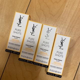 イヴサンローランボーテ(Yves Saint Laurent Beaute)のYSL イヴサンローランピュアショット ナイトセラム 7mL (美容液) 4点(美容液)