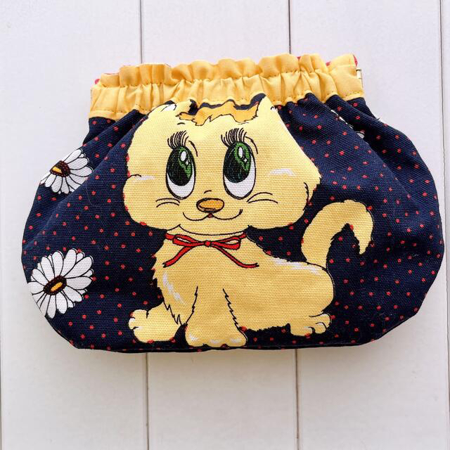 handmade✤レトロPOP♪可愛いにゃんこポーチ₍˄·͈༝·͈˄₎✤猫 ねこ handmade✤レトロPOP♪可愛いにゃんこポーチ₍˄·͈༝·͈˄₎✤猫 ねこ