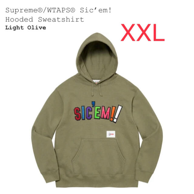 Supreme(シュプリーム)のXXL Supreme WTAPS HoodedSweatshirt パーカー メンズのトップス(パーカー)の商品写真