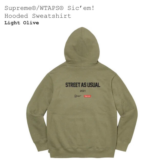 Supreme(シュプリーム)のXXL Supreme WTAPS HoodedSweatshirt パーカー メンズのトップス(パーカー)の商品写真