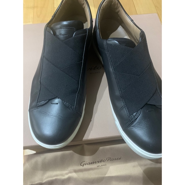 美品! Gianvito Rossi レザー スニーカー スリッポン-