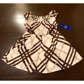 バーバリーブルーレーベル(BURBERRY BLUE LABEL)の新品タグ付き♪バーバリー ブルーレーベル♪ふんわりチュニック　定価24150円(チュニック)