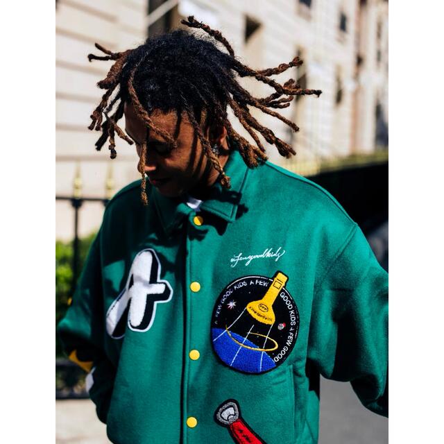 AFGK スタジャンROCKET COLLEGE JACKET 新品 Mの通販 by カタヅケ|ラクマ