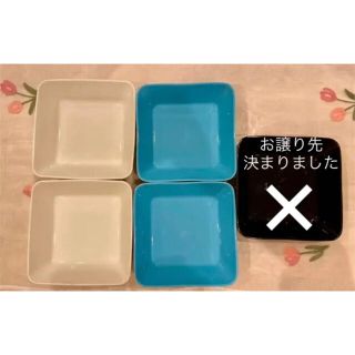 イッタラ(iittala)の☆専用☆ティーマ　スクエア　ターコイズ　ホワイト　16cm(食器)