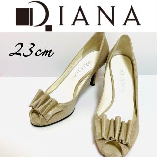 ダイアナ(DIANA)の美品 :DIANA  パンプス　シャンパンゴールド　23cm(ハイヒール/パンプス)