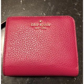 ケイトスペードニューヨーク(kate spade new york)のケイトスペード　財布　二つ折り財布　ピンク(財布)