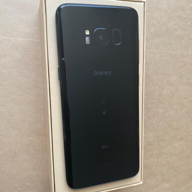 [美品] 本体 Galaxy S8 SCV36 ブラック 64GB 1