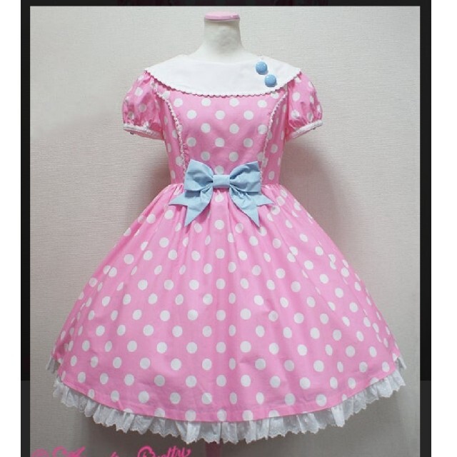 retro dot ワンピース　angelic prettyワンピース