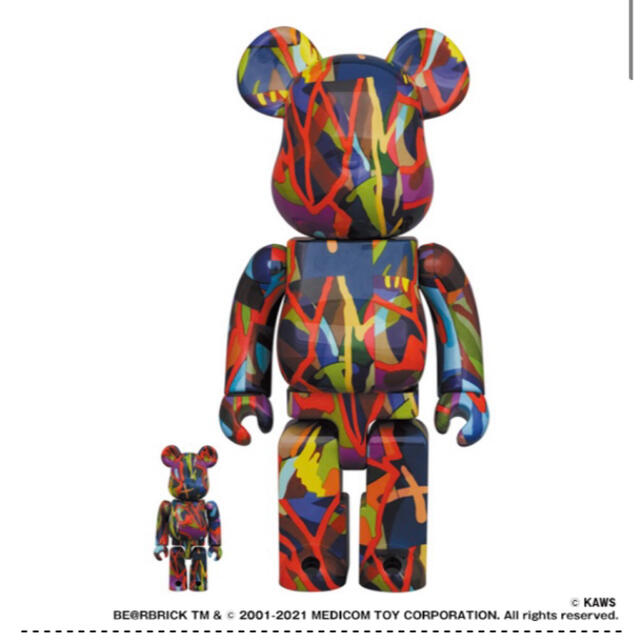 BE@RBRICK KAWS TENSION 100% & 400%