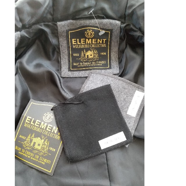 ELEMENT ダッフルコート チャコール サンプル品レディース