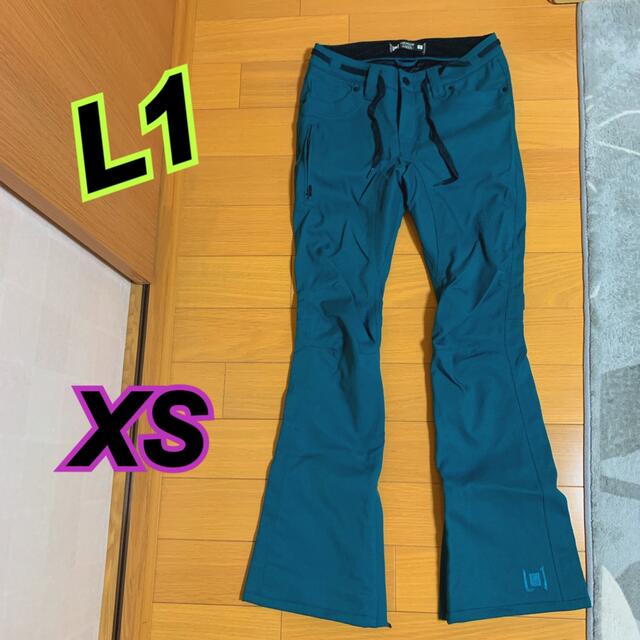 処分☆L1☆スノボウェア☆スキニーフィット☆XS☆グリーン☆スキー ... L1☆エルワン☆スノボウエア☆ズボン