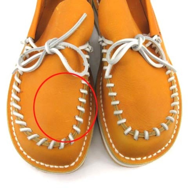 REGAL(リーガル)のリーガル モカシン ローファー スリッポン レザー 26.5 黄色 メンズの靴/シューズ(スリッポン/モカシン)の商品写真