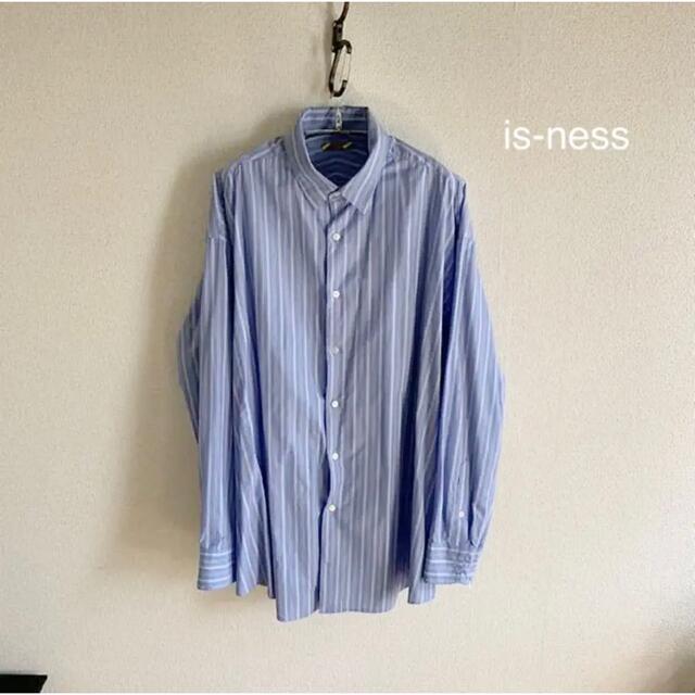 イズネスVentilation Long Sleeve Shirt-Stripe