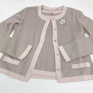 フォクシー(FOXEY)の✨フォクシー　FOXEY  アンサンブル　ツインニット38 カシミヤ　シルク(アンサンブル)