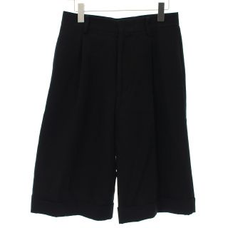 イエナ(IENA)のイエナ 20SS コンパクトコットンハーフパンツ ショートパンツ 38 M 黒(ショートパンツ)