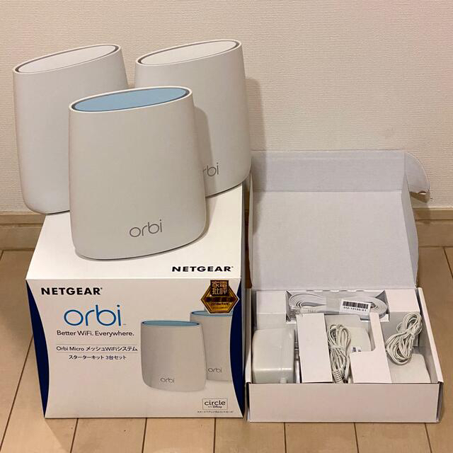 NETGEAR Orbi MicroメッシュWiFi 無線LAN ルーター スマホ/家電/カメラのPC/タブレット(PC周辺機器)の商品写真