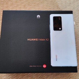 Huawei Mate X2 ホワイト　8GB　256GB ケースおまけ付き(スマートフォン本体)