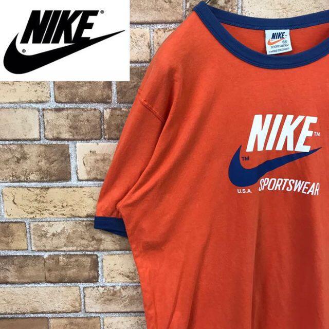 NIKE 70s~ vintage t-shirt XL Orange tagTシャツ/カットソー(半袖/袖なし)