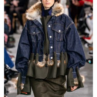 sacai チャイナデニムジャケット