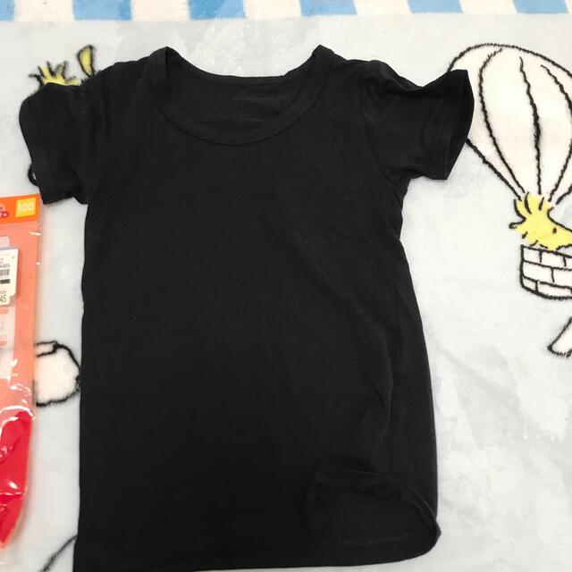 西松屋(ニシマツヤ)の肌着　半袖　100 キッズ/ベビー/マタニティのキッズ服男の子用(90cm~)(下着)の商品写真