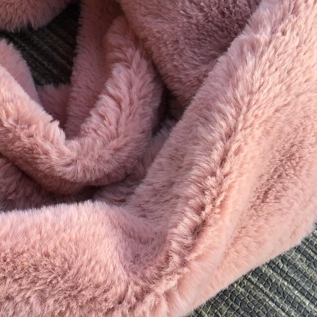 くすみピンク　スヌード レディースのファッション小物(スヌード)の商品写真