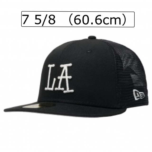 LA MESH BACK NEW ERA CAP 7 5/8 （60.6cm）