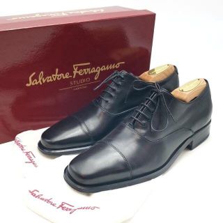 サルヴァトーレフェラガモ(Salvatore Ferragamo)の美品 サルヴァトーレフェラガモ ビジネスシューズ レザー 01-21111514(ドレス/ビジネス)