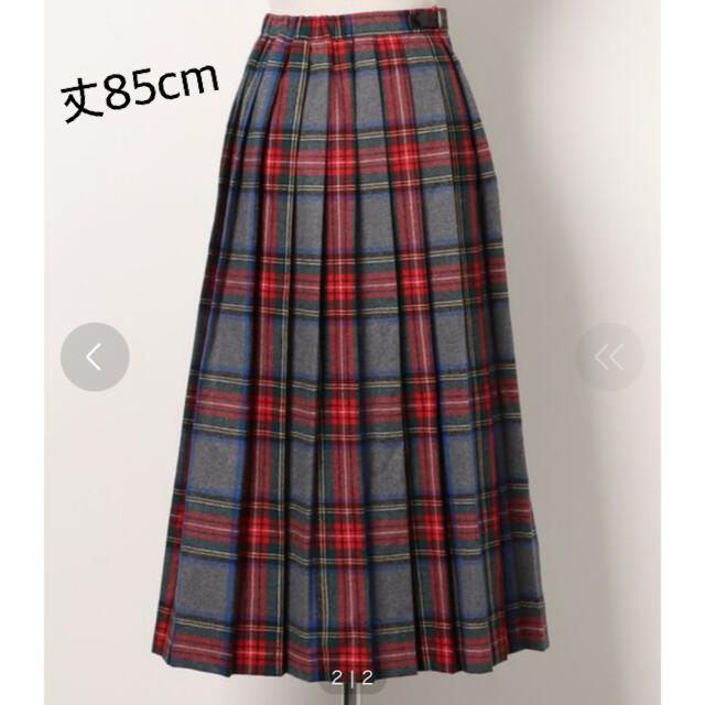 オニールオブダブリン　スカート　チェック　ロングスカート　ウール レディースのスカート(ロングスカート)の商品写真