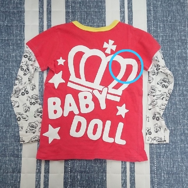 BABYDOLL(ベビードール)のBABYDOLL 120 ロンTセット キッズ/ベビー/マタニティのキッズ服男の子用(90cm~)(Tシャツ/カットソー)の商品写真