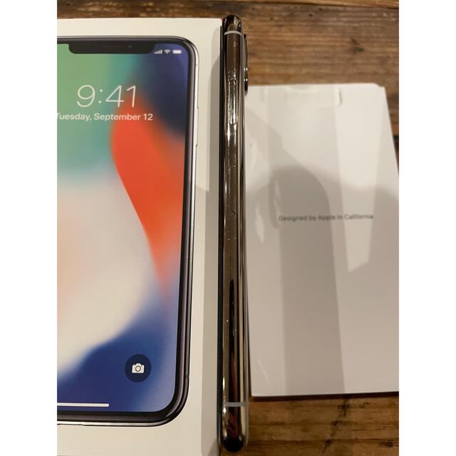 お買い得安い Apple - iPhone X Silver 256 GB au SiMロック解除済の通販 by yasu5602's shop|アップルならラクマ 再入荷在庫