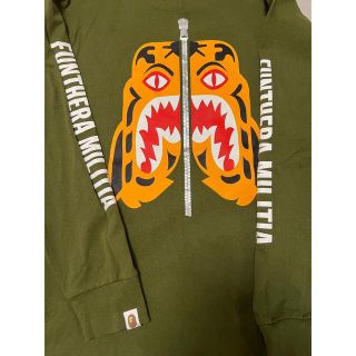 アベイシングエイプ(A BATHING APE)のa bathing ape bape Tiger sweat shark tee(Tシャツ/カットソー(七分/長袖))