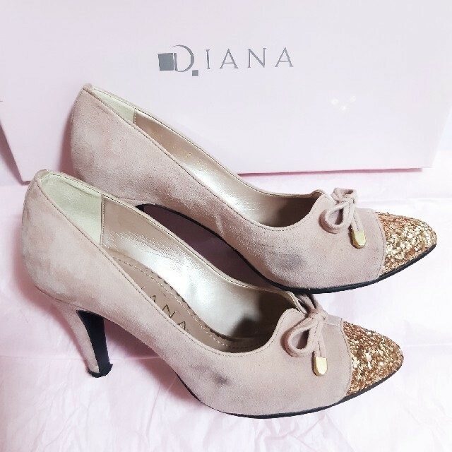 DIANA(ダイアナ)のDIANA♡くすみピンクハイヒール♡21.5㎝ レディースの靴/シューズ(ハイヒール/パンプス)の商品写真